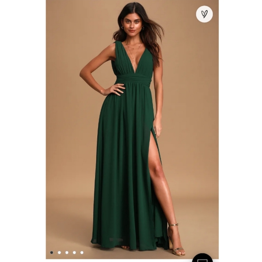 NWT Green Maxi Dress from Lulu's